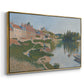 Les Andelys, Côte d'Aval, 1886 - Floater Framed Canvas Print