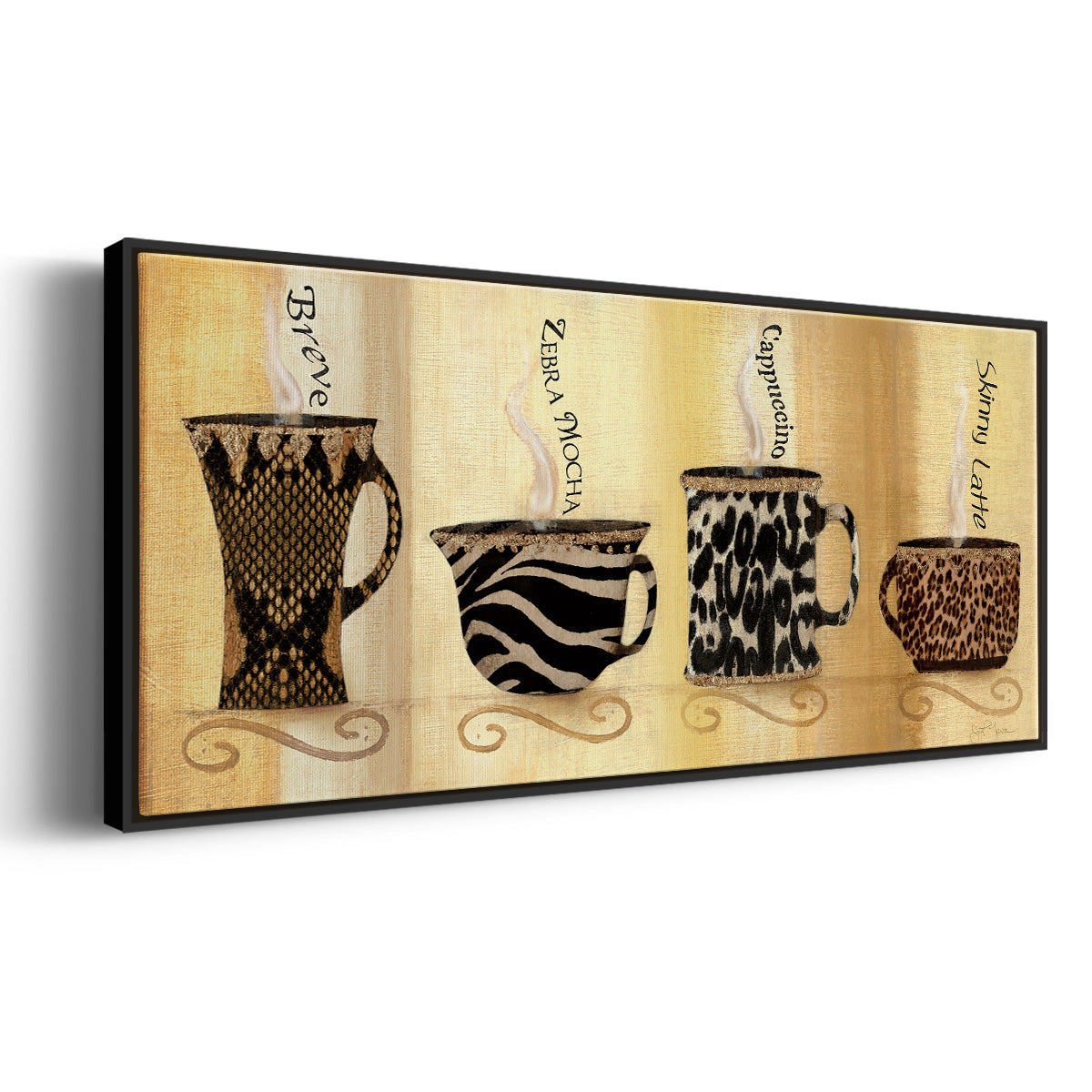 Café Exotica II - Floater Framed Canvas Print