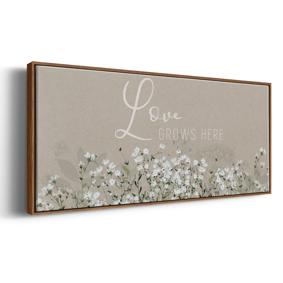 Bouquet of Love - Floater Framed Canvas Print