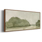 On Course I - Floater Framed Canvas Print