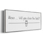 Alexa ... - Floater Framed Canvas Print