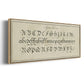 Manuscript Sampler III - Floater Framed Canvas Print