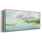 Clear Lagoon I - Floater Framed Canvas Print