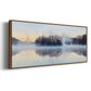 Scene on the Water VIII - Floater Framed Canvas Print