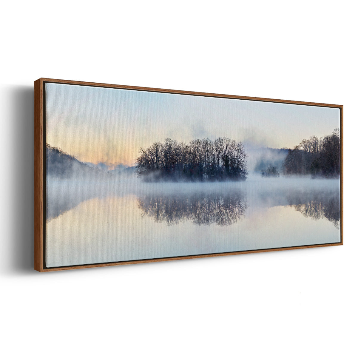 Scene on the Water VIII - Floater Framed Canvas Print