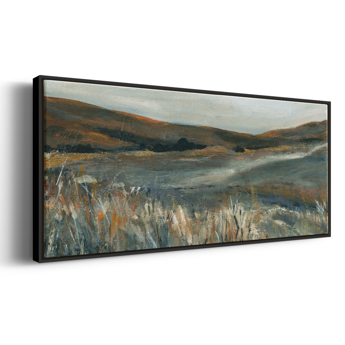 Copper Sunset - Floater Framed Canvas Print
