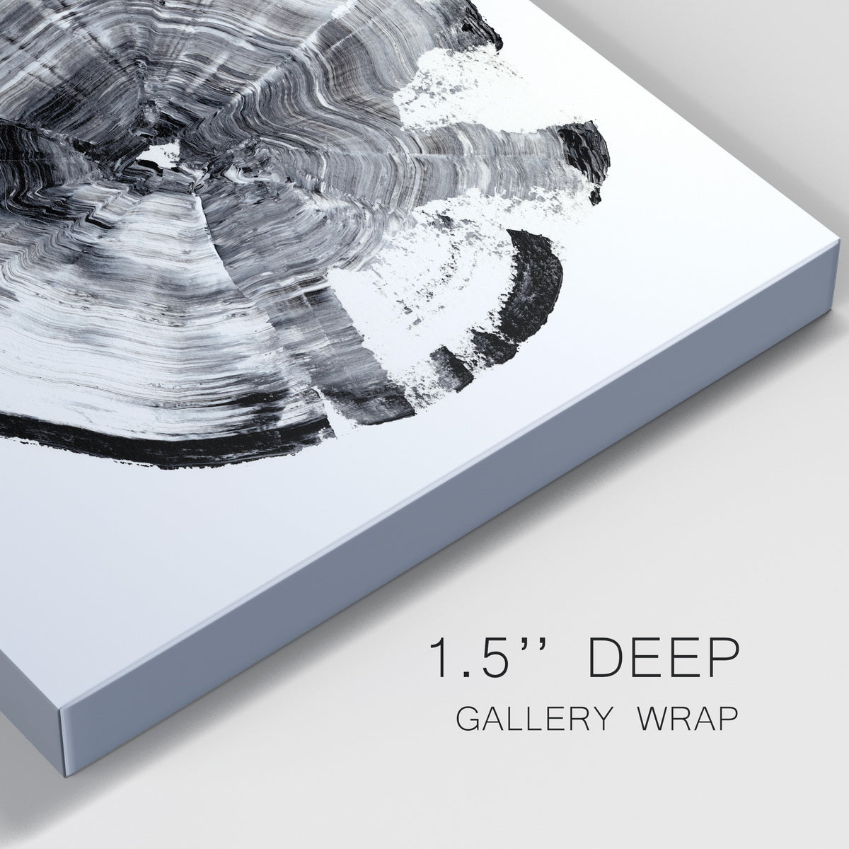 Tree Ring Abstract I-Premium Gallery Wrapped Canvas - Ready to Hang