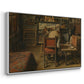 The Retoucher (The Restorer), 1876 - Floater Framed Canvas Print
