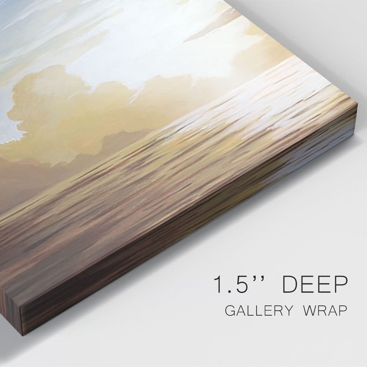 Luminous Waters I Premium Gallery Wrapped Canvas - Ready to Hang