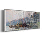 View of the Kromme Waal in Amsterdam - Floater Framed Canvas Print
