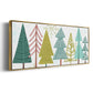 Modern Holiday Collection D - Floater Framed Canvas Print