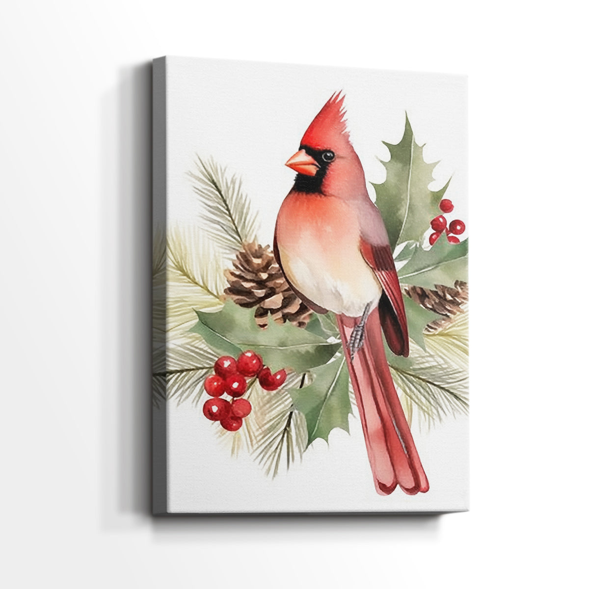 Tinsel-Gold Carol - Canvas Art Print