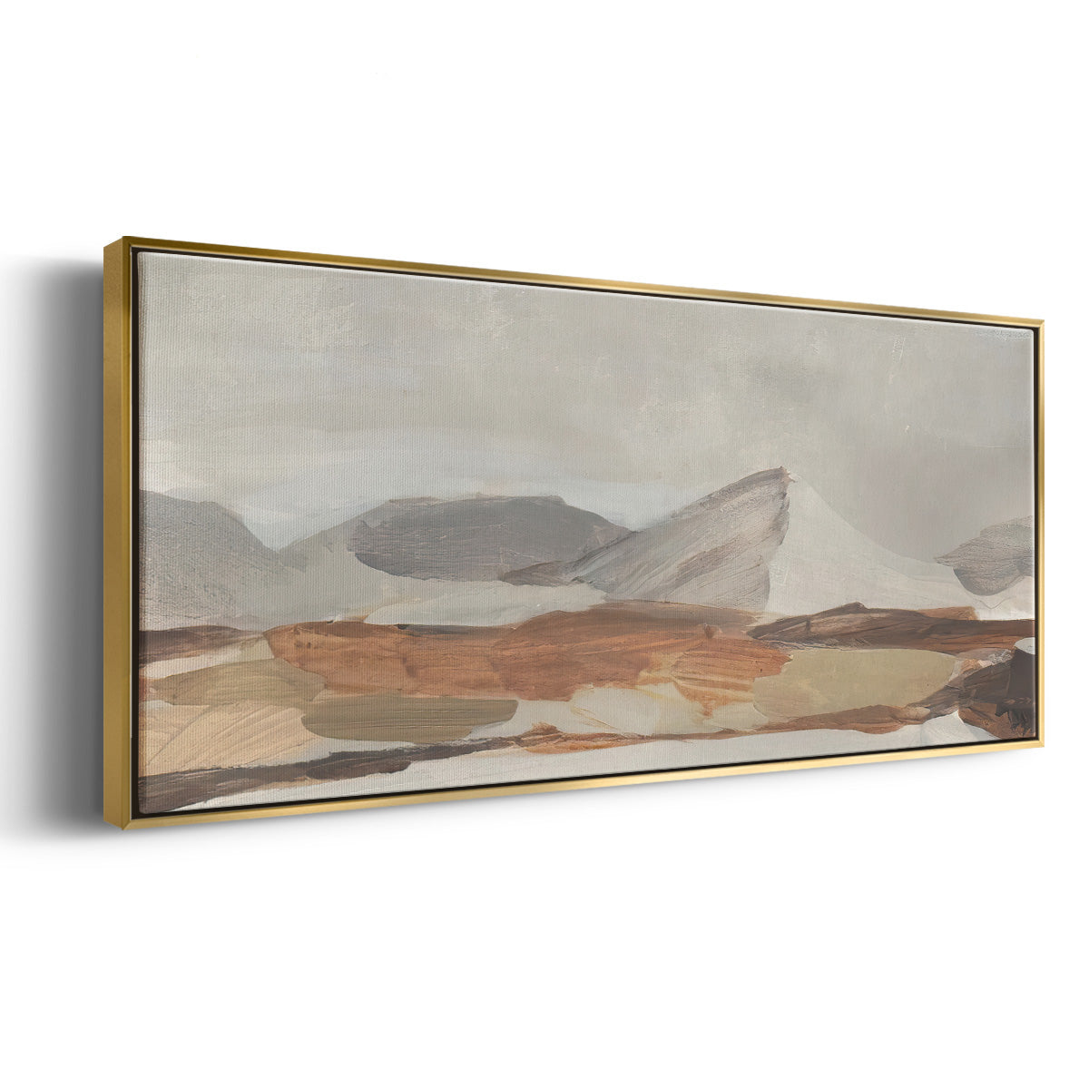 Dusky Mountain II - Floater Framed Canvas Print