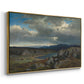 Norwegian Highlands, 1857 - Floater Framed Canvas Print