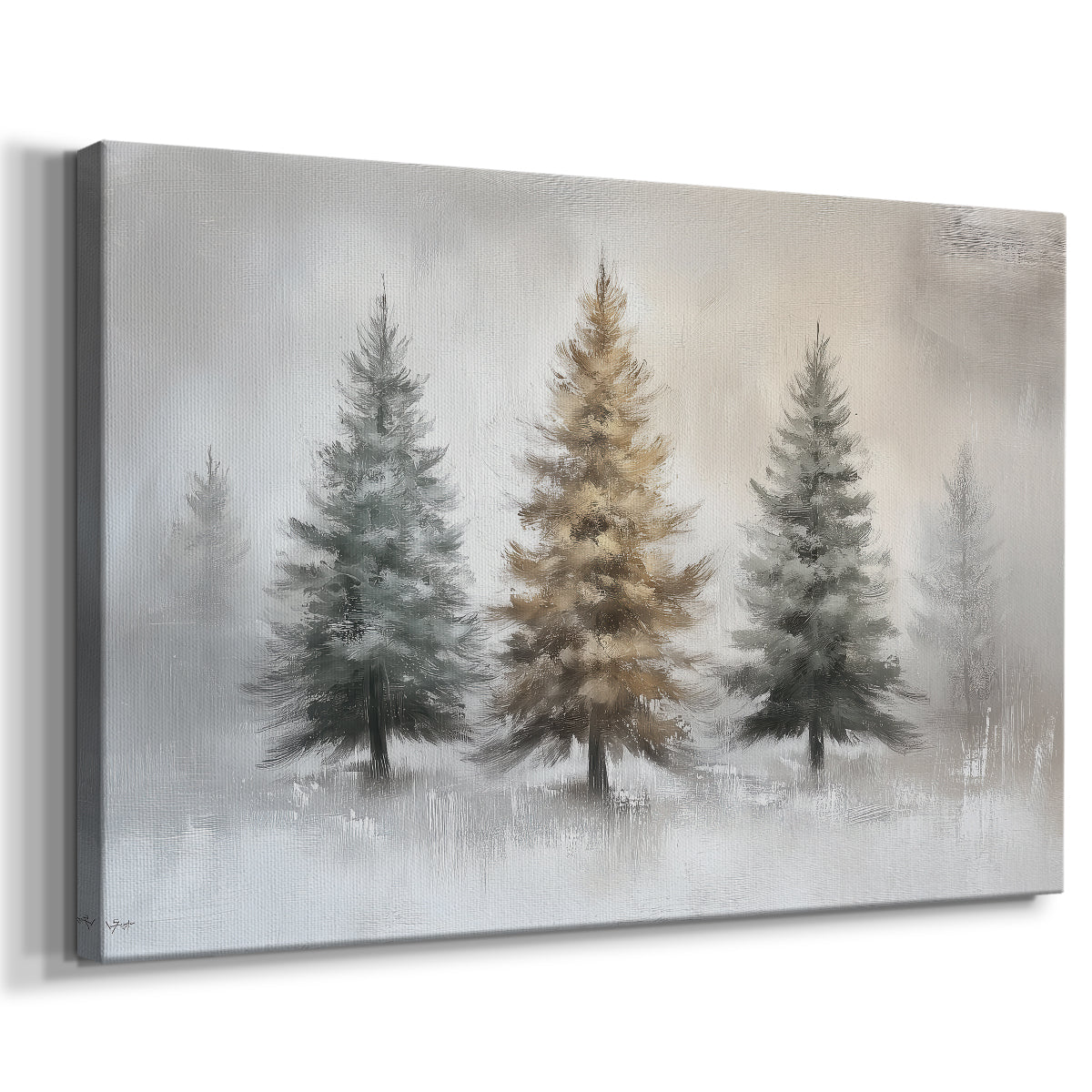 Pearled Lantern Whisper - Canvas Art Print