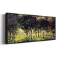 The Promenade at Argenteuil, Sunset, 1874 - Floater Framed Canvas Print