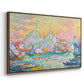 The Golden Horn, Constantinople, 1907 - Floater Framed Canvas Print