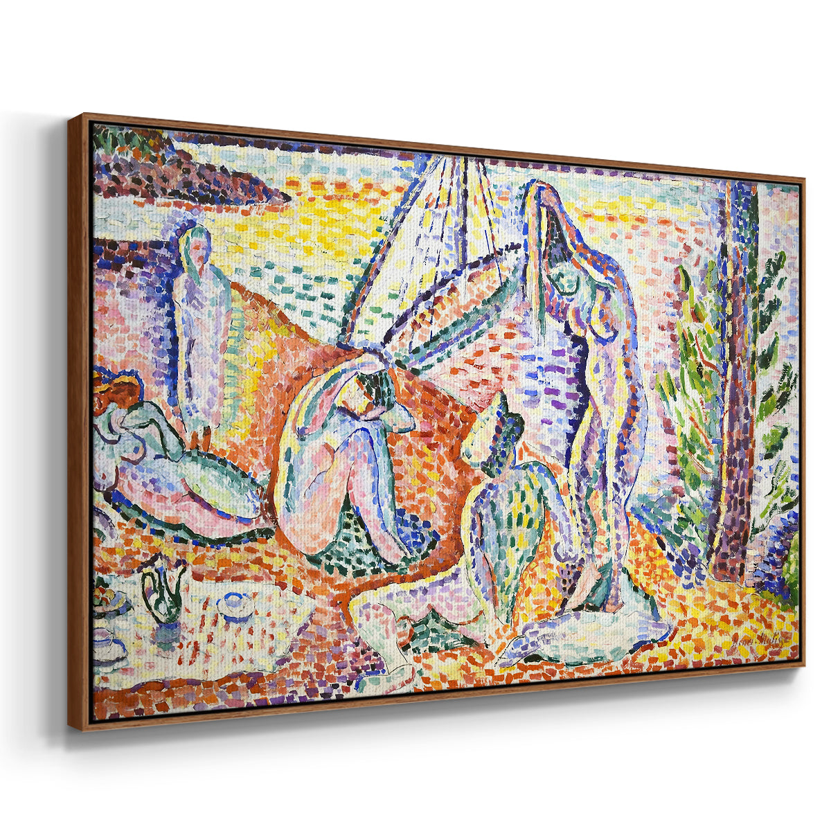 Luxe, Calme et Volupté, 1904 - Floater Framed Canvas Print