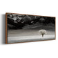 Solitary Tree - Floater Framed Canvas Print