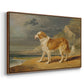 Rough-Coated Collie, 1809 - Floater Framed Canvas Print