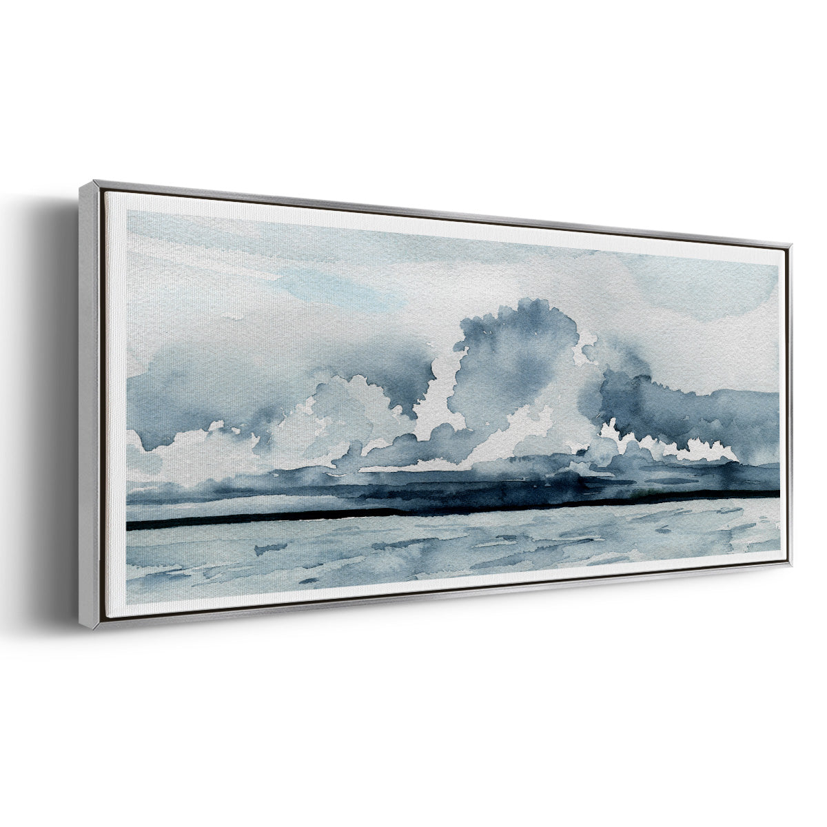 Passing Rain Storm II - Floater Framed Canvas Print