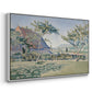 Comblat-le-Château, the Meadow, Opus 161, 1887 - Floater Framed Canvas Print
