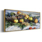 Still Life with Pears and Grapes, 1880 - Floater Framed Canvas Print