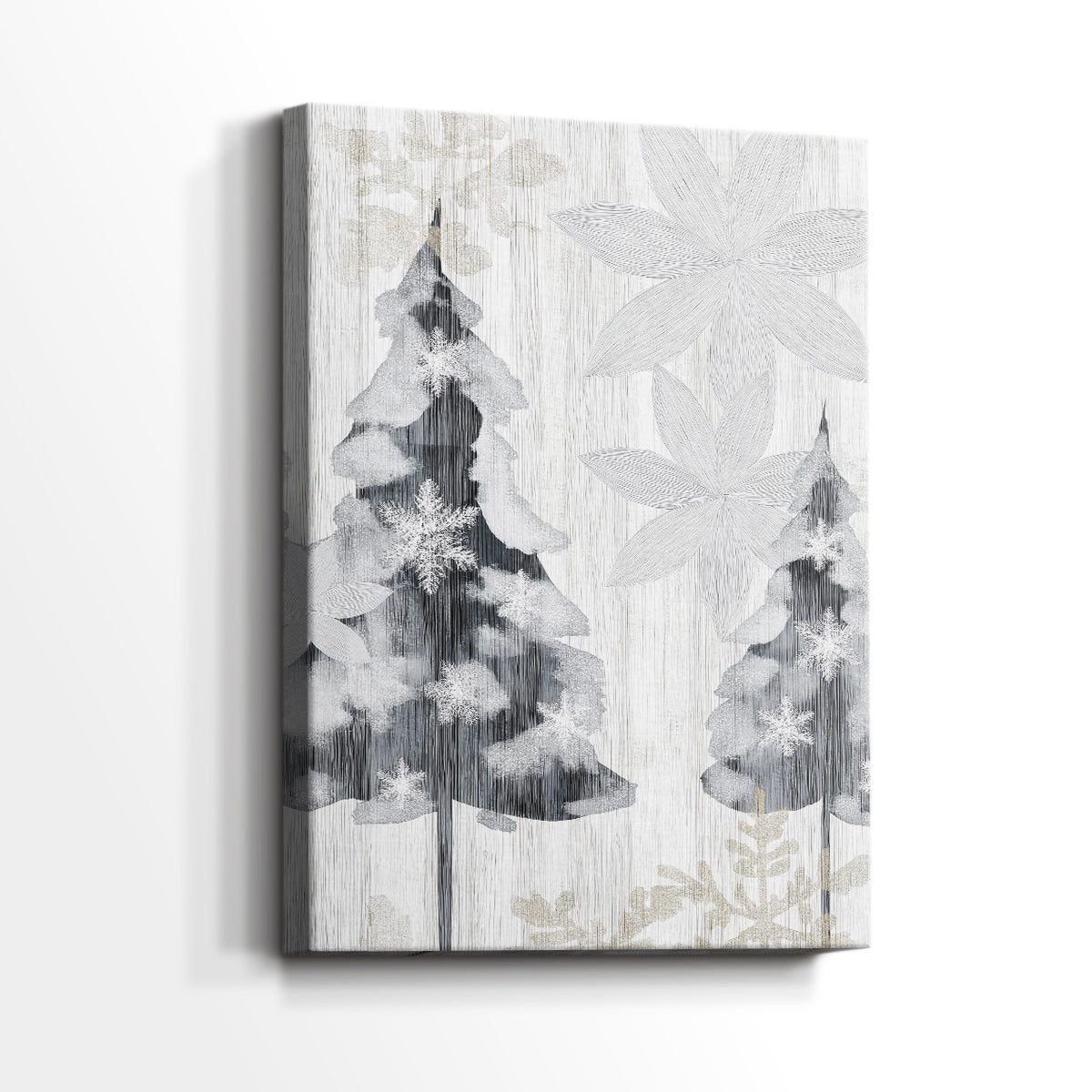 Silver Night Whisper - Canvas Art Print