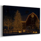 Candlelit Serenade of Carols - Canvas Art Print