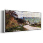 The Road at Vétheuil, 1878 - Floater Framed Canvas Print