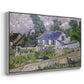 Houses in Auvers, 1890 - Floater Framed Canvas Print