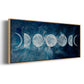 Moon Phases - Floater Framed Canvas Print