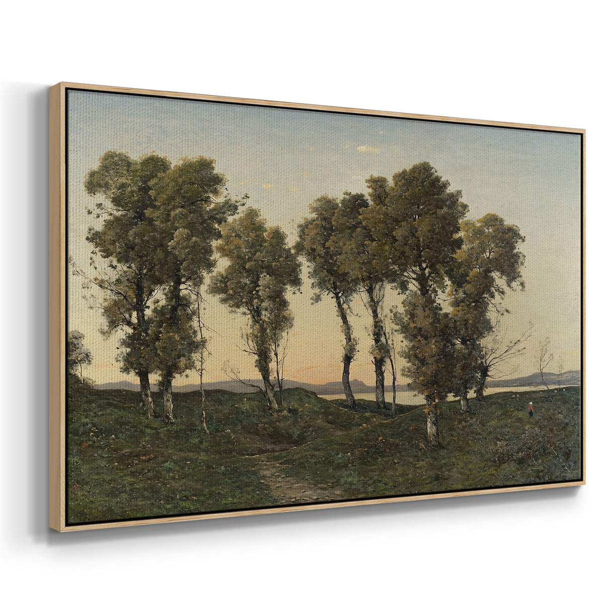 Autumn Evening, 1894 - Floater Framed Canvas Print