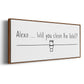 Alexa ... - Floater Framed Canvas Print