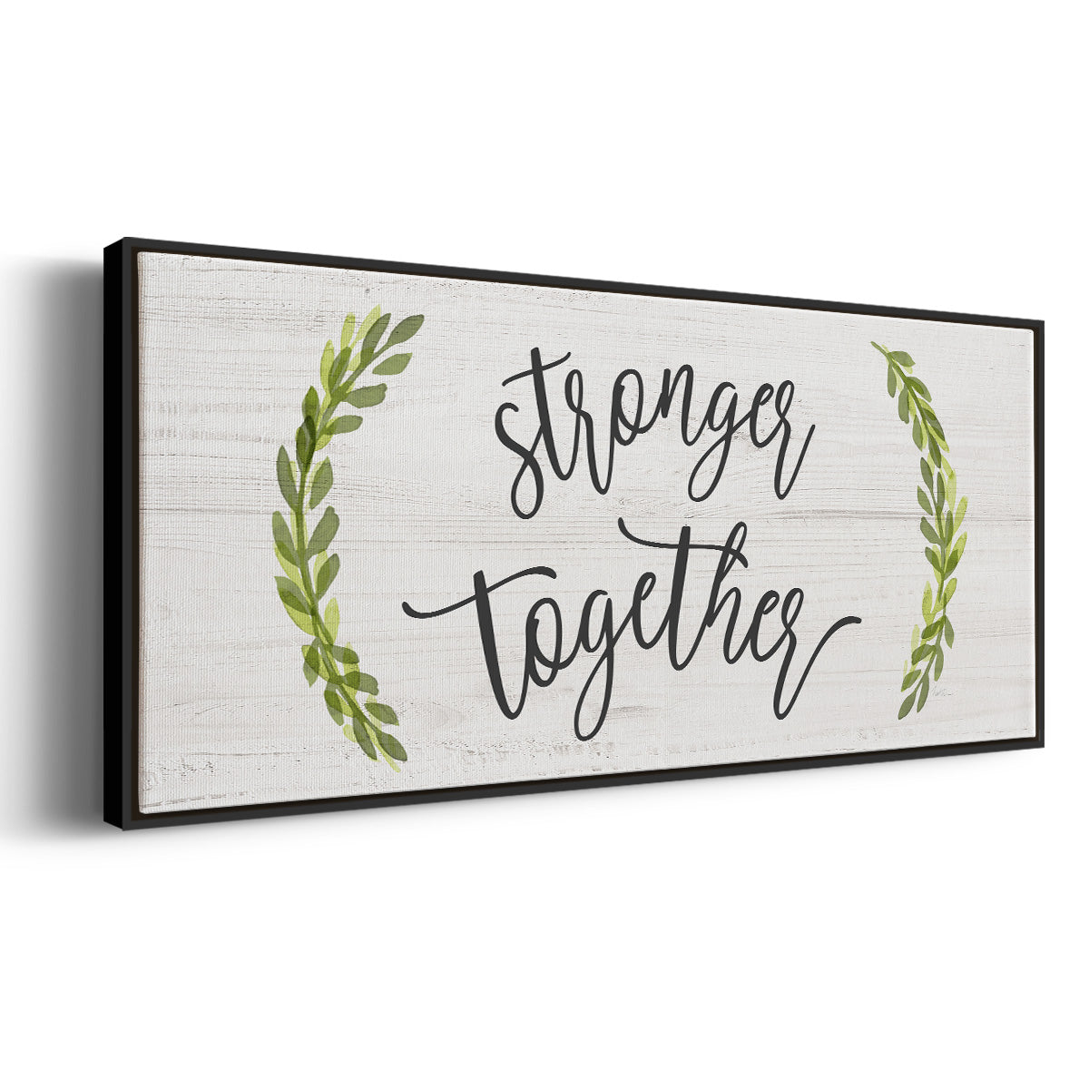 Stronger Together - Floater Framed Canvas Print
