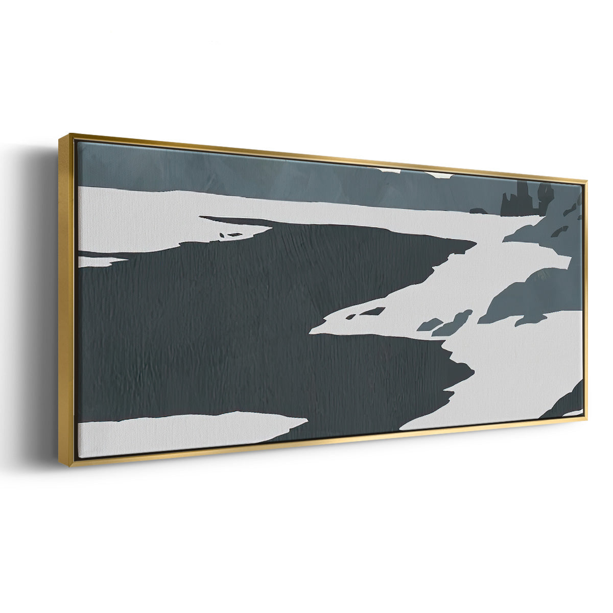 Cutter Island IV - Floater Framed Canvas Print