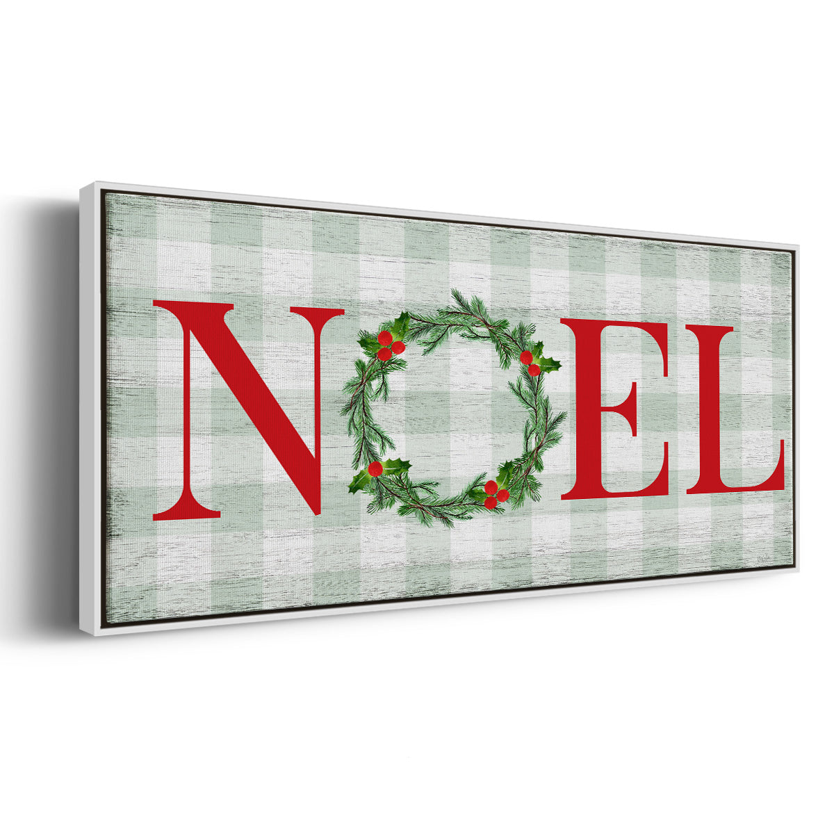 Noel - Floater Framed Canvas Print