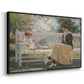 Eleanor and Benny, 1916 - Floater Framed Canvas Print