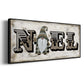 Winter Wonderland Friend Noel - Floater Framed Canvas Print