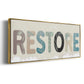 Restore Your Self - Floater Framed Canvas Print
