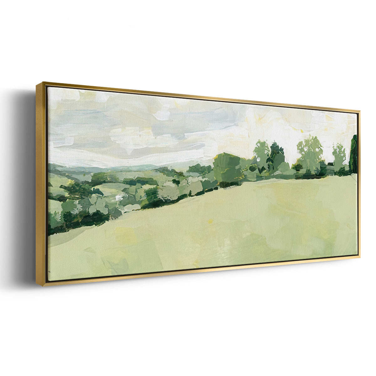 Pearly Pasture II - Floater Framed Canvas Print