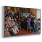 The Finding of the Saviour in the Temple, 1854-1860 - Floater Framed Canvas Print