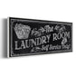 Self Service - Floater Framed Canvas Print