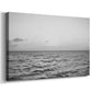 Rough Gray Sea Waves - Canvas Art Print