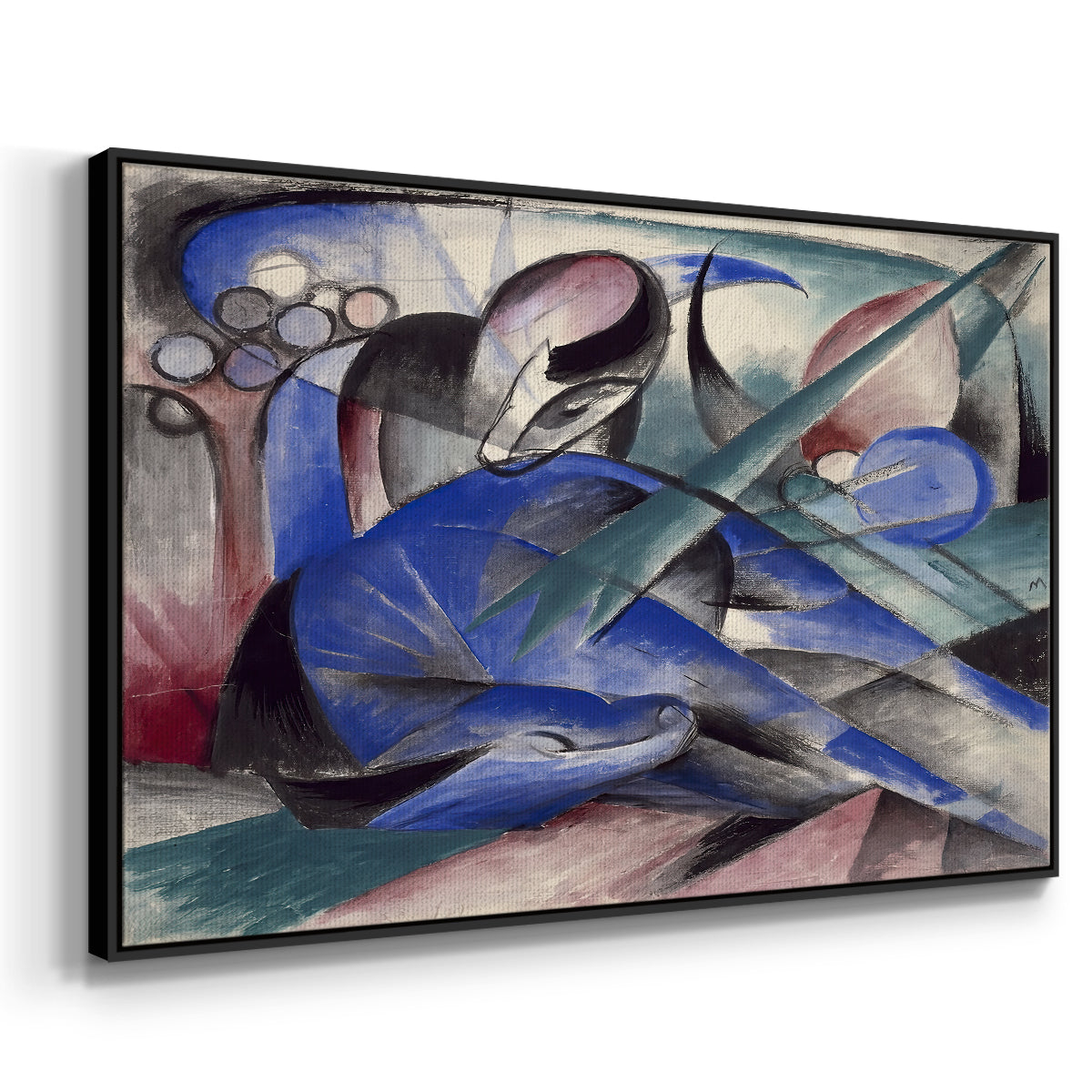 Dreaming Horse, 1913 - Floater Framed Canvas Print