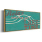 Cabin Life Collection H - Floater Framed Canvas Print