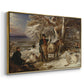 The Day's Sport, 1826 - Floater Framed Canvas Print