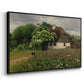 Farmhouse with Meadow Flowers, 1909 - Floater Framed Canvas Print