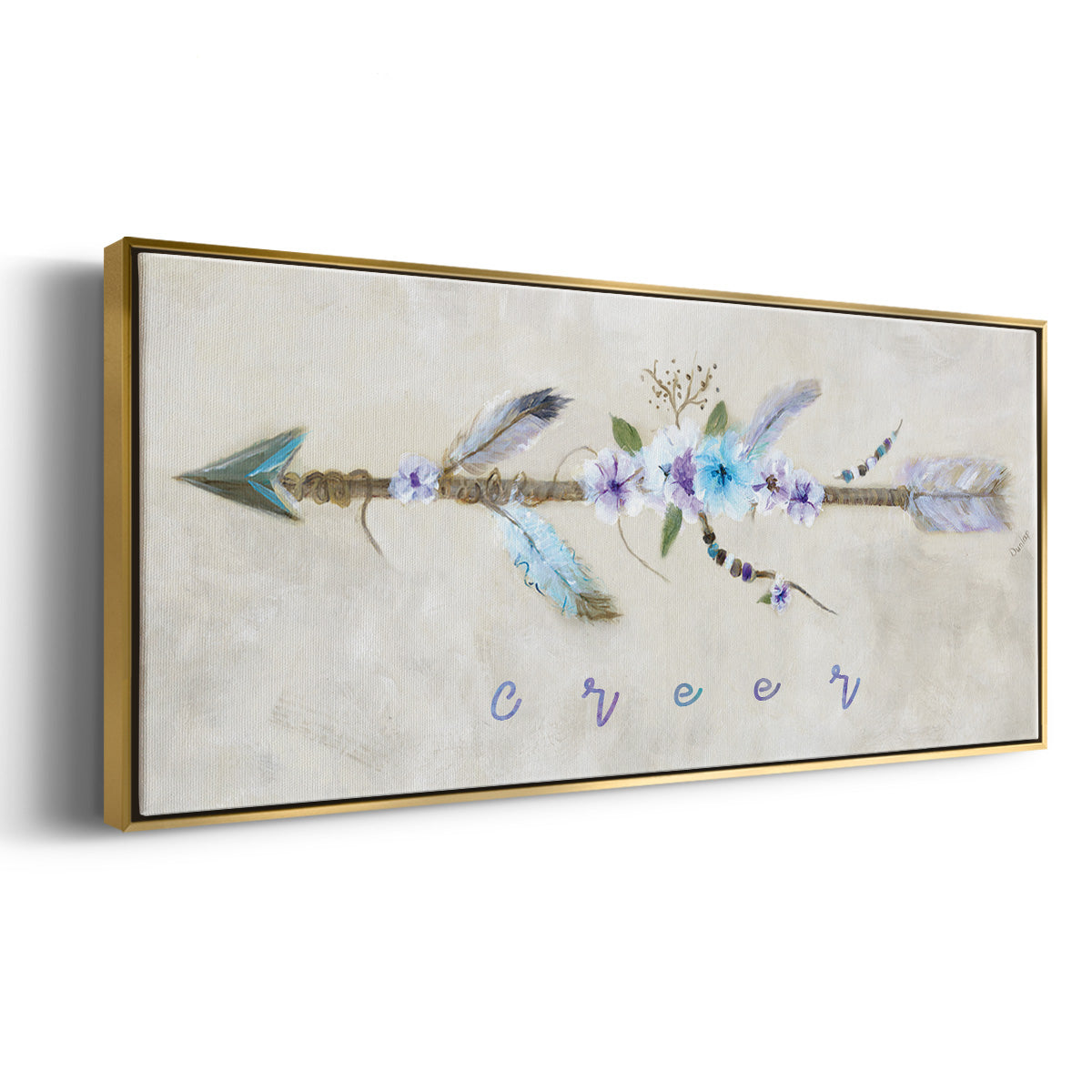 Creer - Floater Framed Canvas Print