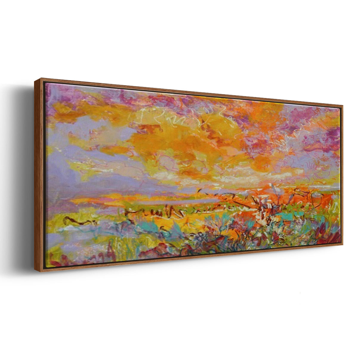 Radiance Remembered - Floater Framed Canvas Print
